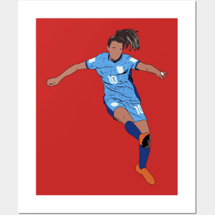 Ella Toone England World Cup Goal Minimalist Posters and Art